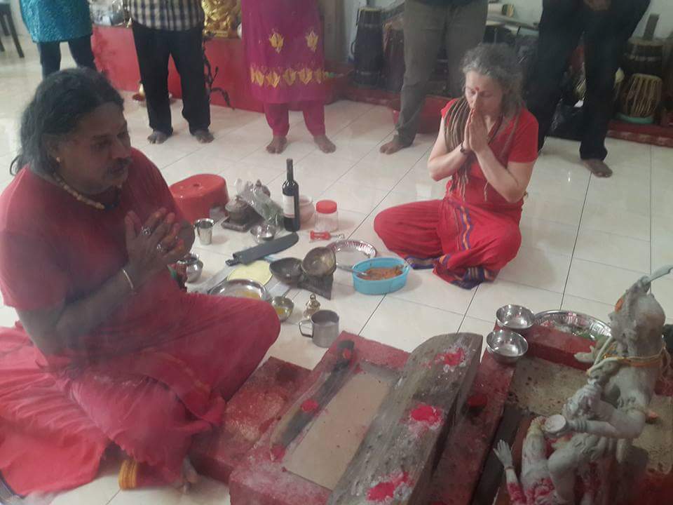 Prana Pratishtha Puja for Raktha Kali Maa at Gurudev Aghori Baba's Ashram in Malaysia