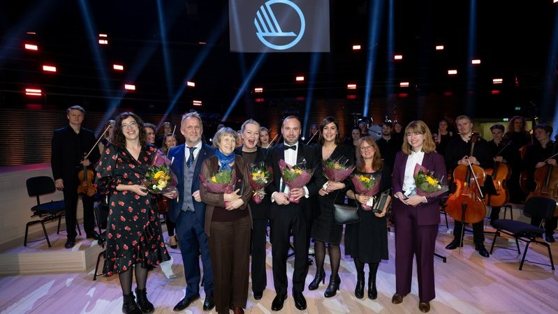Foto der Gewinner der Preise des Nordischen Rates. Bild von Nordic Council. 