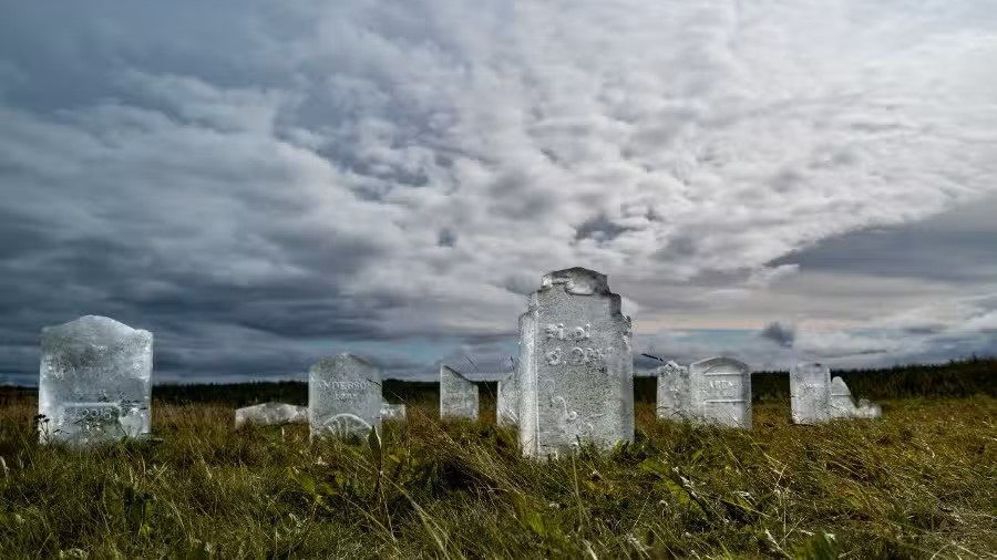 Gletscher-Friedhof in Island. Bild von Josh Okun/Rice University.