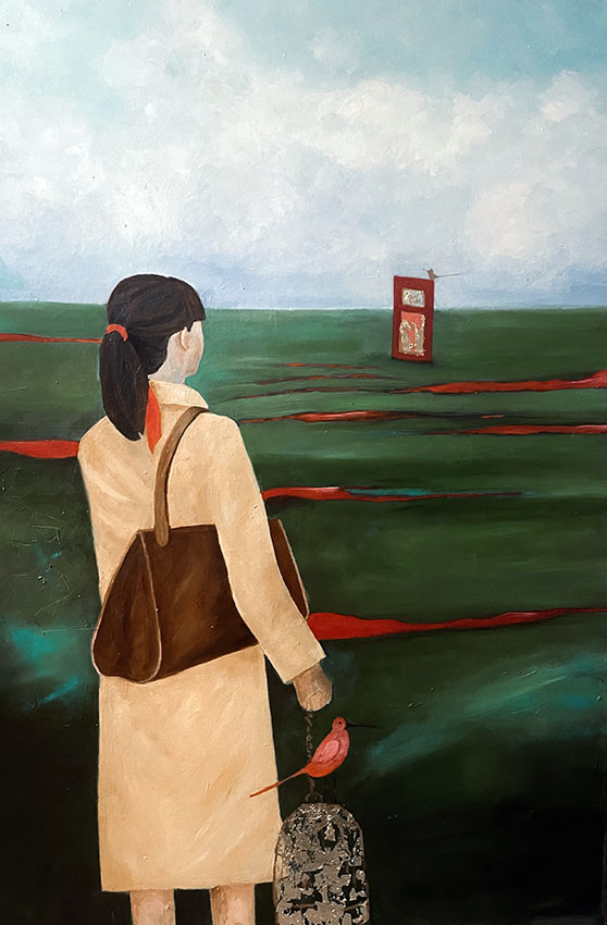 Angekommen  |  Öl auf Leinwand  |  80 x 120 cm  |  2025