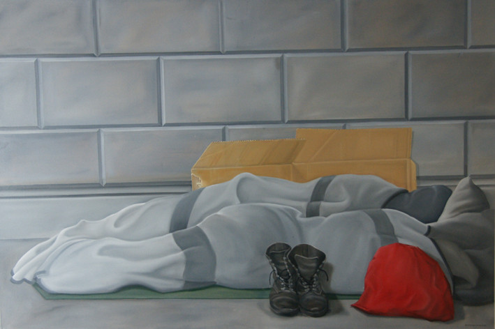 "Was hilft da Freiheit...I" 2011 100x150 cm