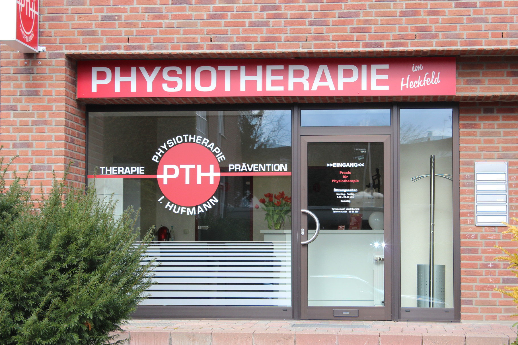 Eingangsbereich der Physiotherapiepraxis