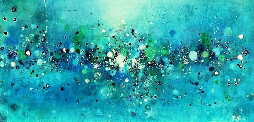 " Dal mare" Acrilico 30x60 cm