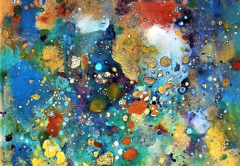 Particolare dell'opera Vitalità Collezione Privata