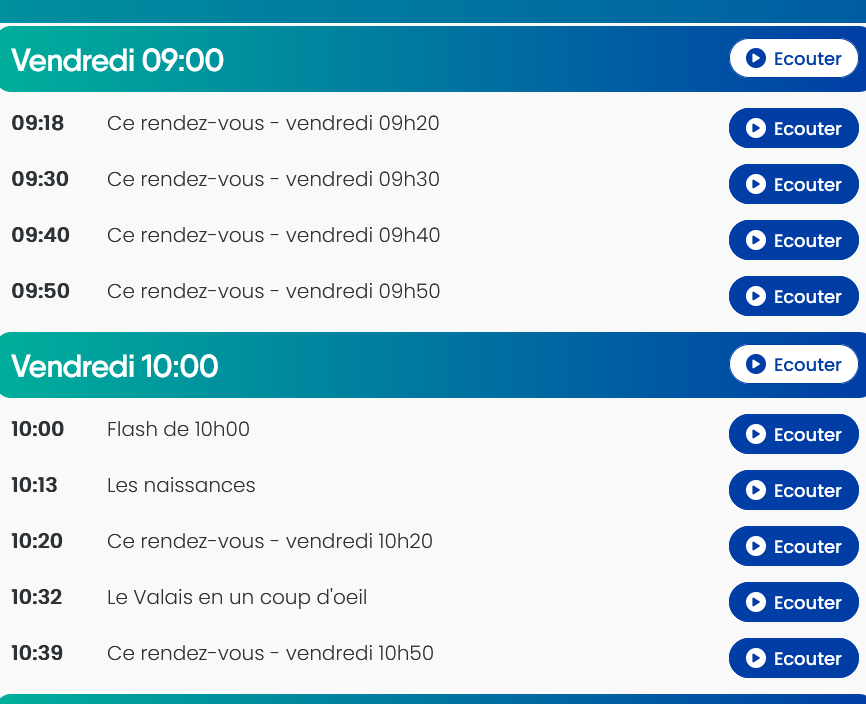 Rhône FM à Jaun