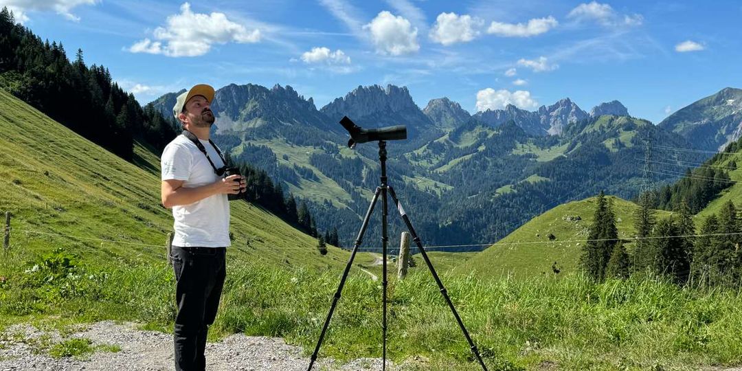 "Whoa,cool - ein Steinadler!"