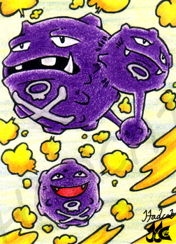 Hadcat # 109 - 110 Koffing and Weezing