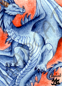 Hadcat KaKAO-card blue dragon
