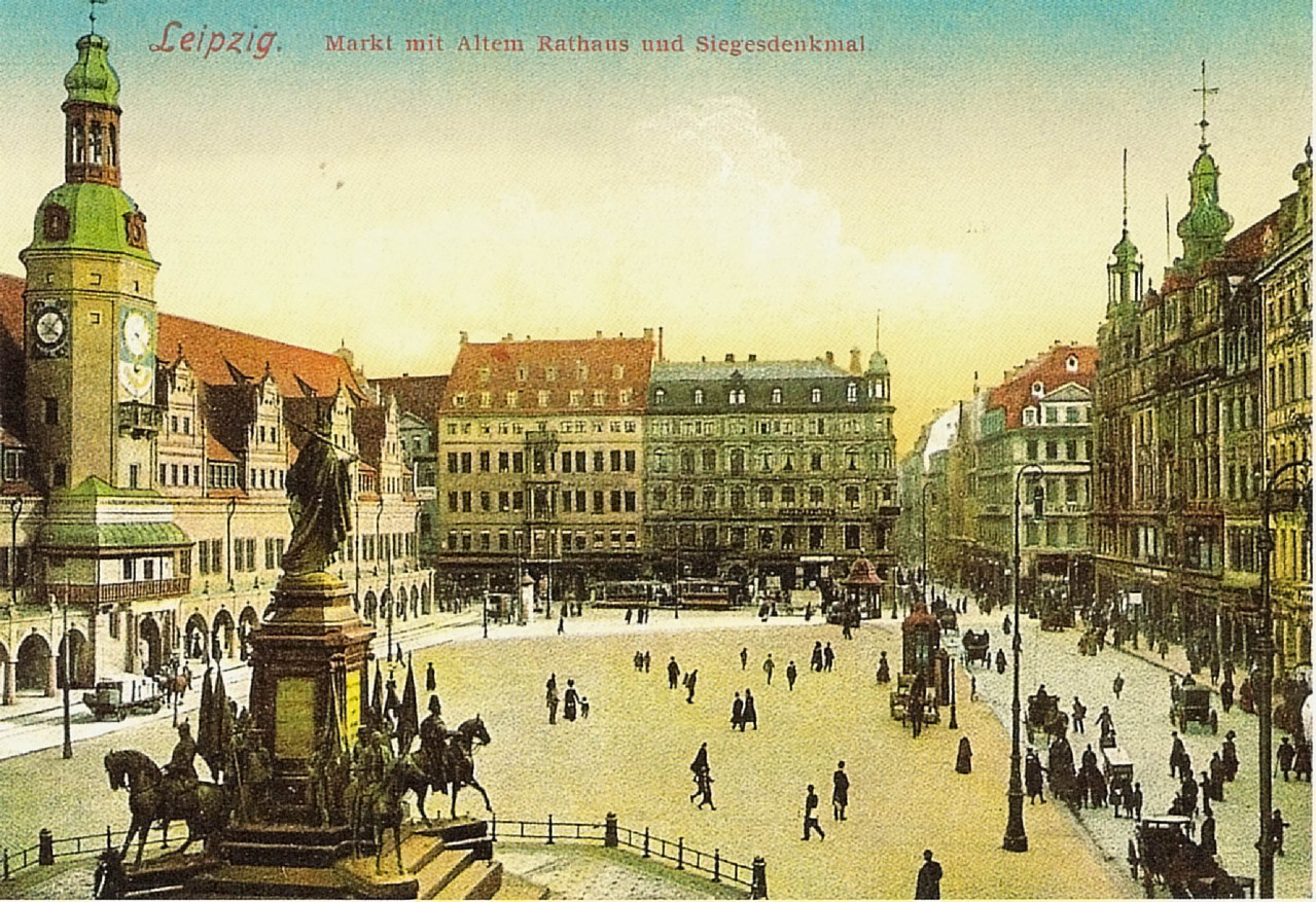Der Leipziger Markt das Herz der Stadt Vortrag von Hella Müller am