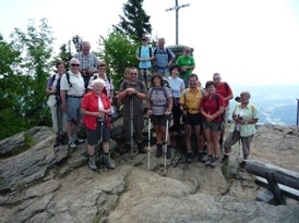 Am Gipfel des Falkenstein