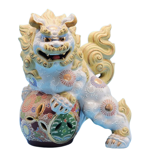 縁起物の玉乗り獅子について