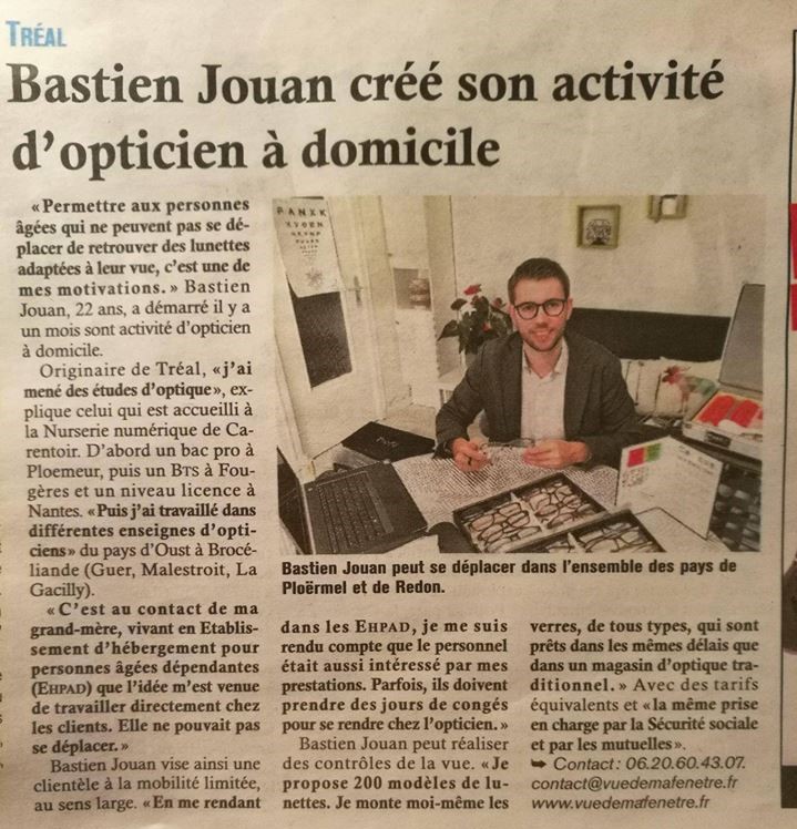 Article Ouest-France décembre 2017