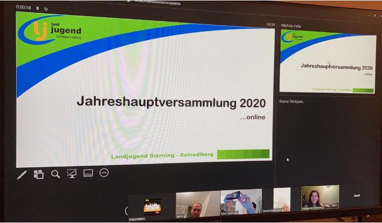 Online Jahreshauptversammlung 2020