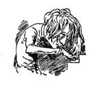 Méditation d'Hamlet ; luttes de Faust. Prodond silence. Le moindre souffle semble un soupir.
