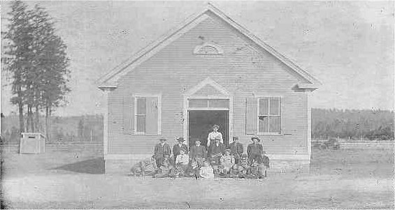 The Yellow School House Lincoln & Forker (burned down in 1939)