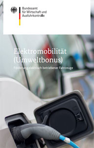 Die Bundesregierung hat sich zum Ziel gesetzt, mit Hilfe des Umweltbonus den Absatz von mindestens 300.000 neuen Elektrofahrzeugen zu fördern