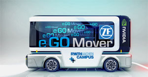Der e.GO Mover soll ein Mobilitätskonzept für Städte auf Basis von autonomen Fahrzeugen ermöglichen