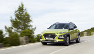Die voraussichtliche Reichweite des Elektro-SUV Kona wird laut Hersteller bis zu 470 km betragen