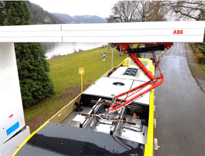 OppCharge-Ladestation Elektro-Busse ABB