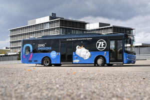 Elektrobus CeTrax von ZF mit Zentralantrieb