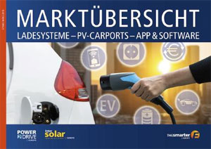 Die Marktübersicht für Eelektro-Ladesysteme präsentiert rund 40 verfügbare Ladesäulen, Wandladestationen (Wallboxen) und flexibel einsetzbare Ladekabel