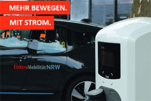 Die kostenlose Info-Broschüre bietet Daten zum Stand und zur Entwicklung der Elektromobilität in Nordrhein-Westfalen