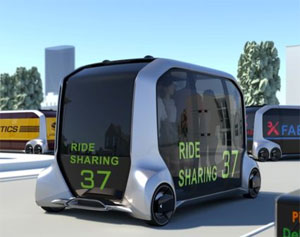 Das kastenförmige Elektro-Auto wartet mit einem offenen Innenraumkonzept auf