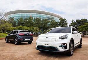 Das Elektro-Auto „Niro EV“ wurde von den Kia-Designzentren in Kalifornien und Namyang (Korea) entworfen