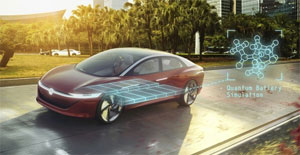 Volkswagen-Experten wollen die Chemie von Batterien für Elektro-Fahrzeug auf einem Quantencomputer simulieren.