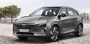 Hyundai bringt mit dem Kompakt-SUV Nexo sein zweites Serienfahrzeug mit Brennstoffzellenantrieb auf den Markt