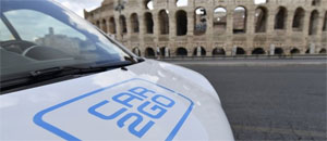Auch in den italienischen Städten Florenz, Mailand, Rom und Turin nutzen deutsche Kunden immer häufiger car2go