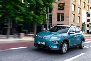 Der Reichweitentest wurde mit dem Hyundai Kona Elektro in der höchsten Ausstattungslinie absolviert.