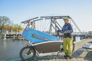 Lastenfahrrad im Einsatz. Magnus Schult Universität Greifswald