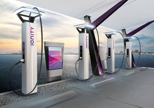 Im Auftrag von IONITY gestaltet Designworks ein europäisches Schnelllade-Netzwerk für Elektro-Fahrzeuge