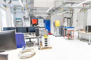 Blick in das Energiemanagementlabor, Teil der "elenia energy labs". Marisol Glasserman/TU Braunschweig