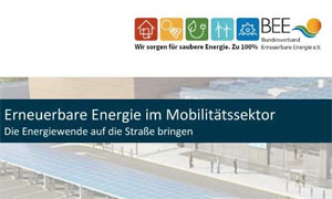 Ziel einer zukunftsfähigen Verkehrs- und Energiepolitik muss es sein, neben der Organisation deutlicher Effizienzsteigerungen den Einsatz Erneuerbarer Energien im Verkehrssektor schnell und deutlich zu erhöhen.
