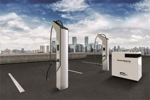 Schnell-Ladestation der EnBW