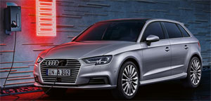 Für den Audi A3 e-tron mit Plug-In-Hybridantrieb wurden insgesamt 5.514 Anträge für den Umweltbonus gestellt. Bild. Audi