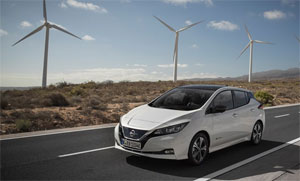 Bis zu 415 km Reichweite im städtischen WLTP-Zyklus beim Eelektro-Auto Nissan Leaf. Die kombinierte Reichweite nach WLTP liegt bei 285 km.