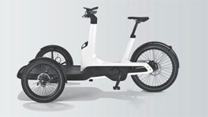Bis zu 210 kg - den Fahrer eingerechnet - kann das Cargo-e-Bike laut Hersteller tragen.