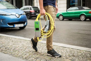 Ubitricity hat den Stromzähler ins Ladekabel eingebaut