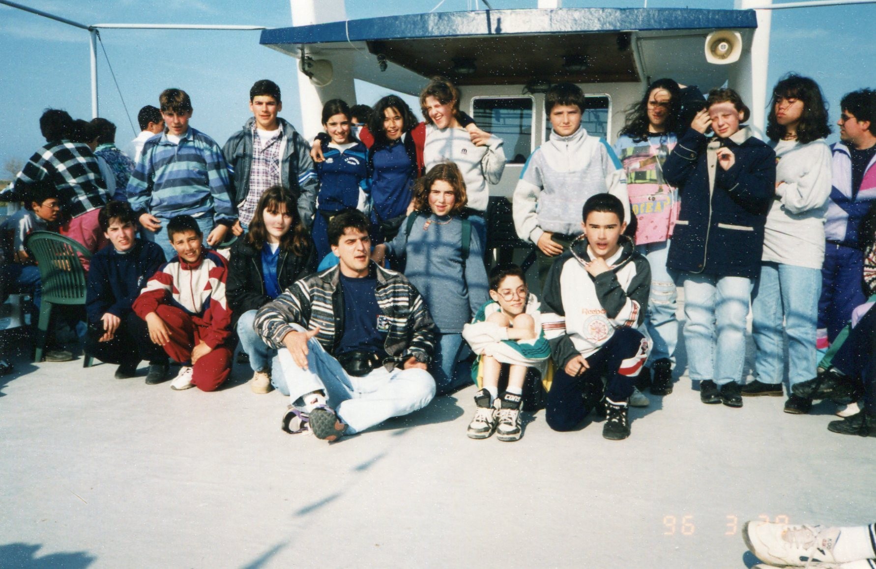 Viaje de Estudios. Desembocadura del Ebro 2. Marzo 1996