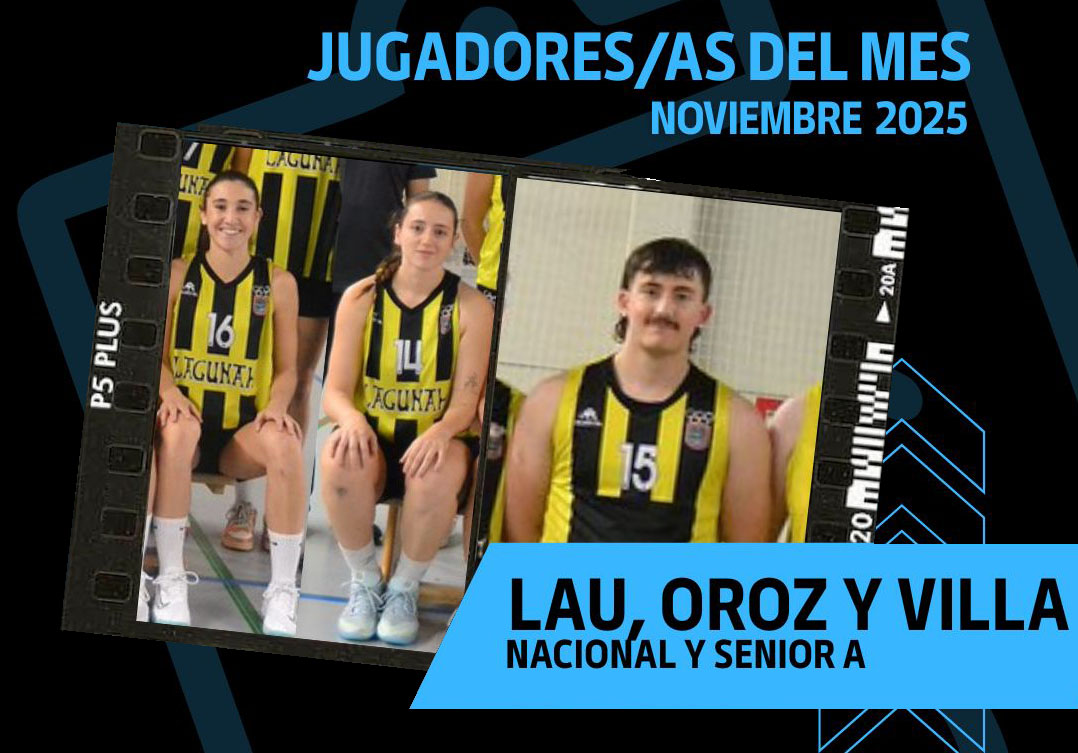 Los jugadores/as del mes (noviembre 2025)