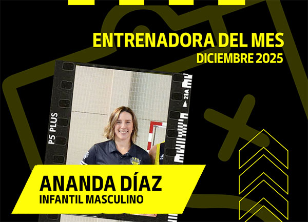 La entrenadora del mes (diciembre 2025)