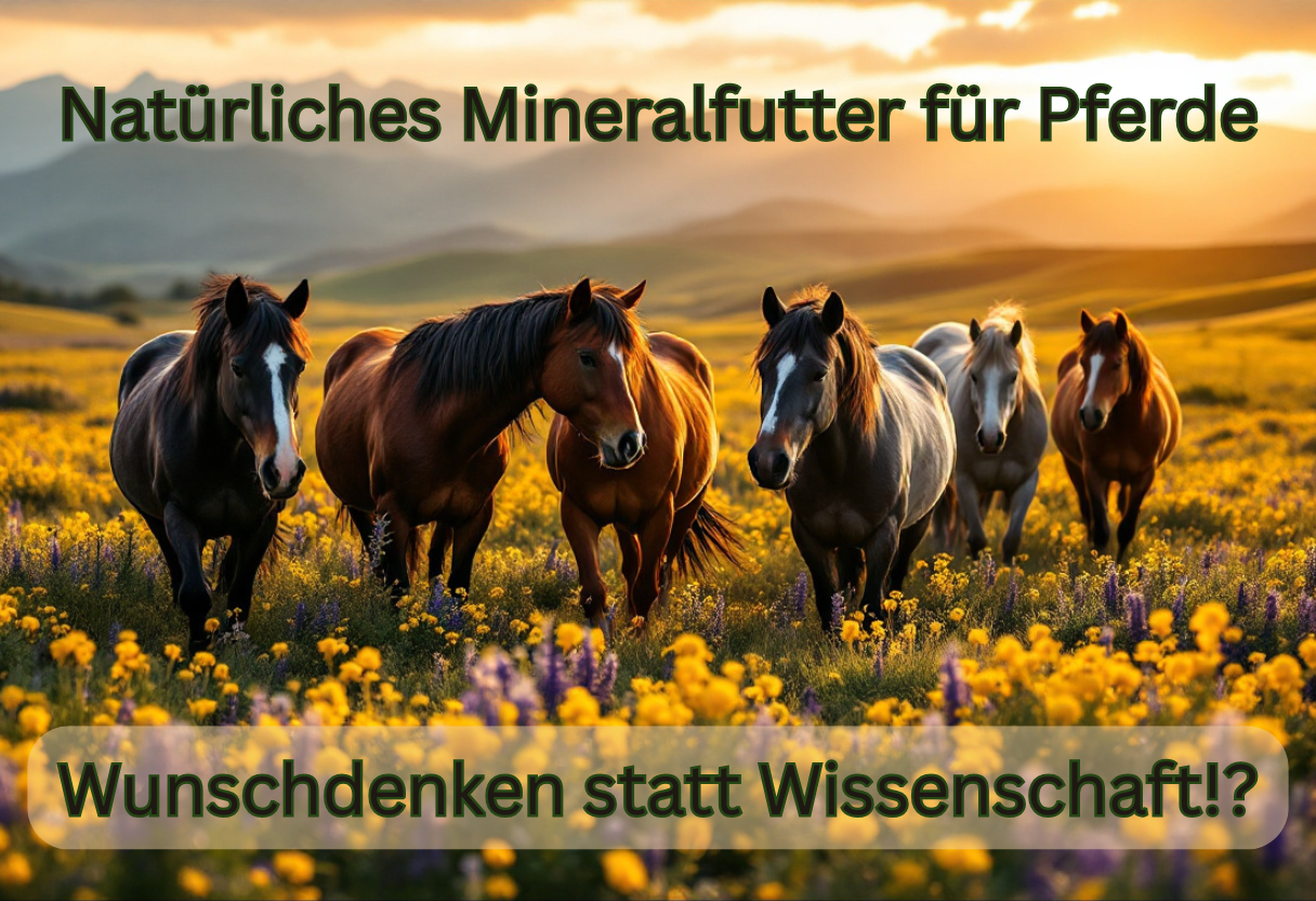 Natürliches Mineralfutter für Pferde – Wunschdenken statt Wissenschaft!?