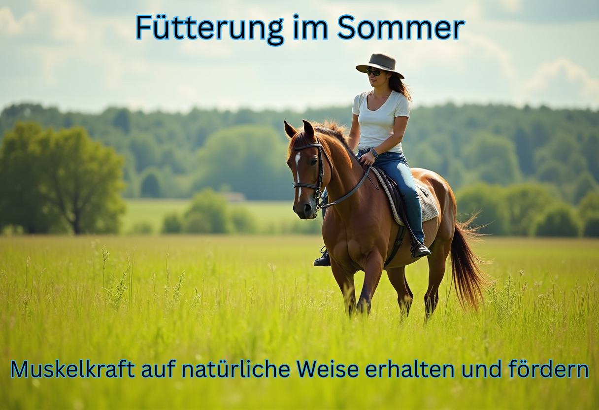 Fütterung im Sommer – Muskelkraft auf natürliche Weise erhalten und fördern