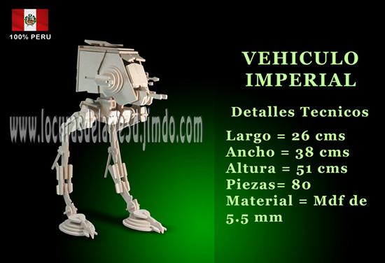 Vehiculo Imperial - Costo: s/120