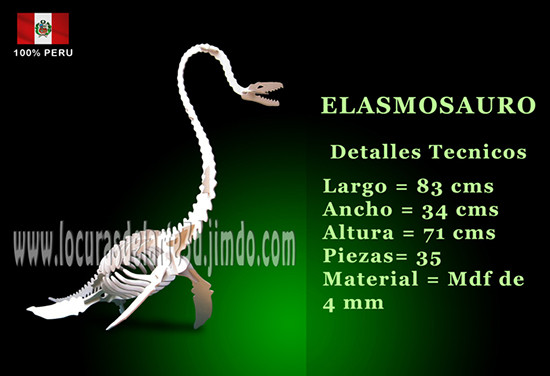 ELASMOSAURO - Costo: s/40