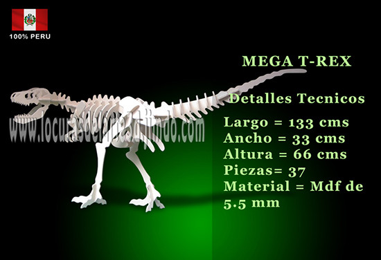 MEGA T-REX - Costo: s/120