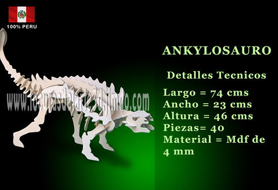 ANKYLOSAURO - Costo: s/40